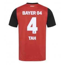 Bayer Leverkusen Jonathan Tah #4 Hjemme skjorte 2024-25 Kortermet